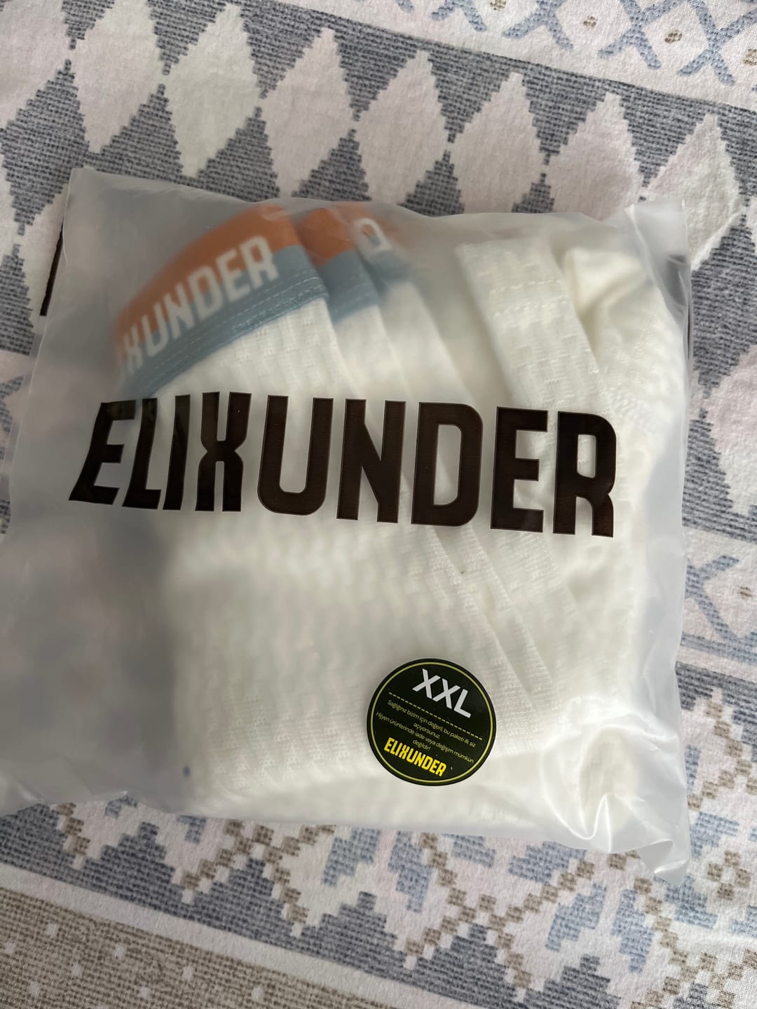 Customer photo review of Elixunder® Saf Pamuklu Erkek Boxer