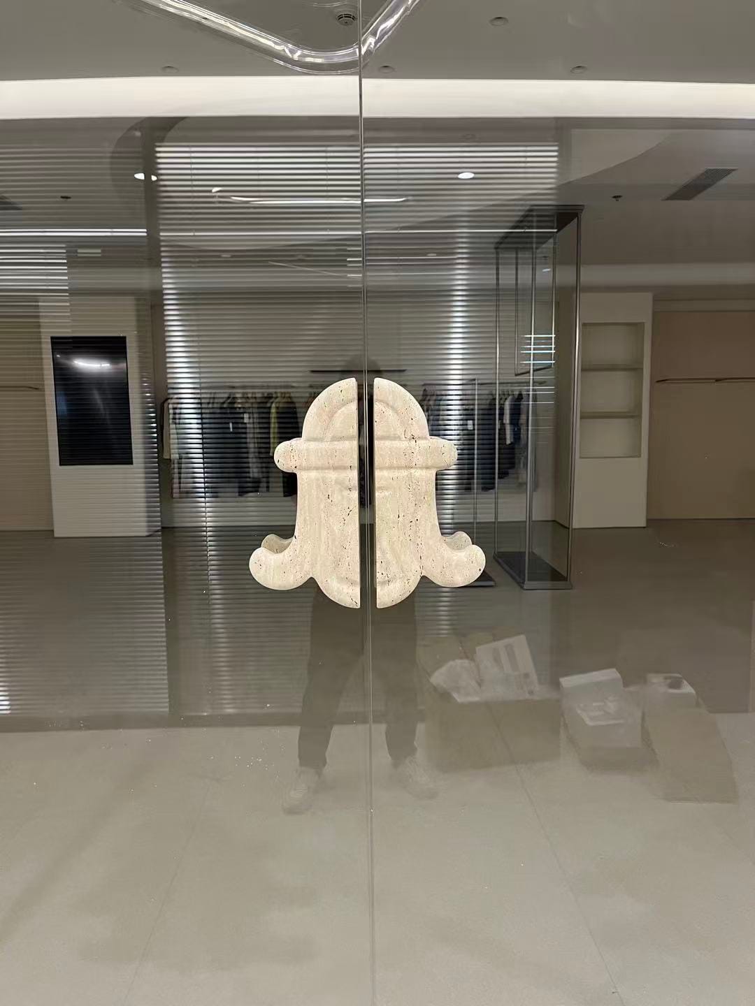Customer photo review of Torch-Shaped Door Handles