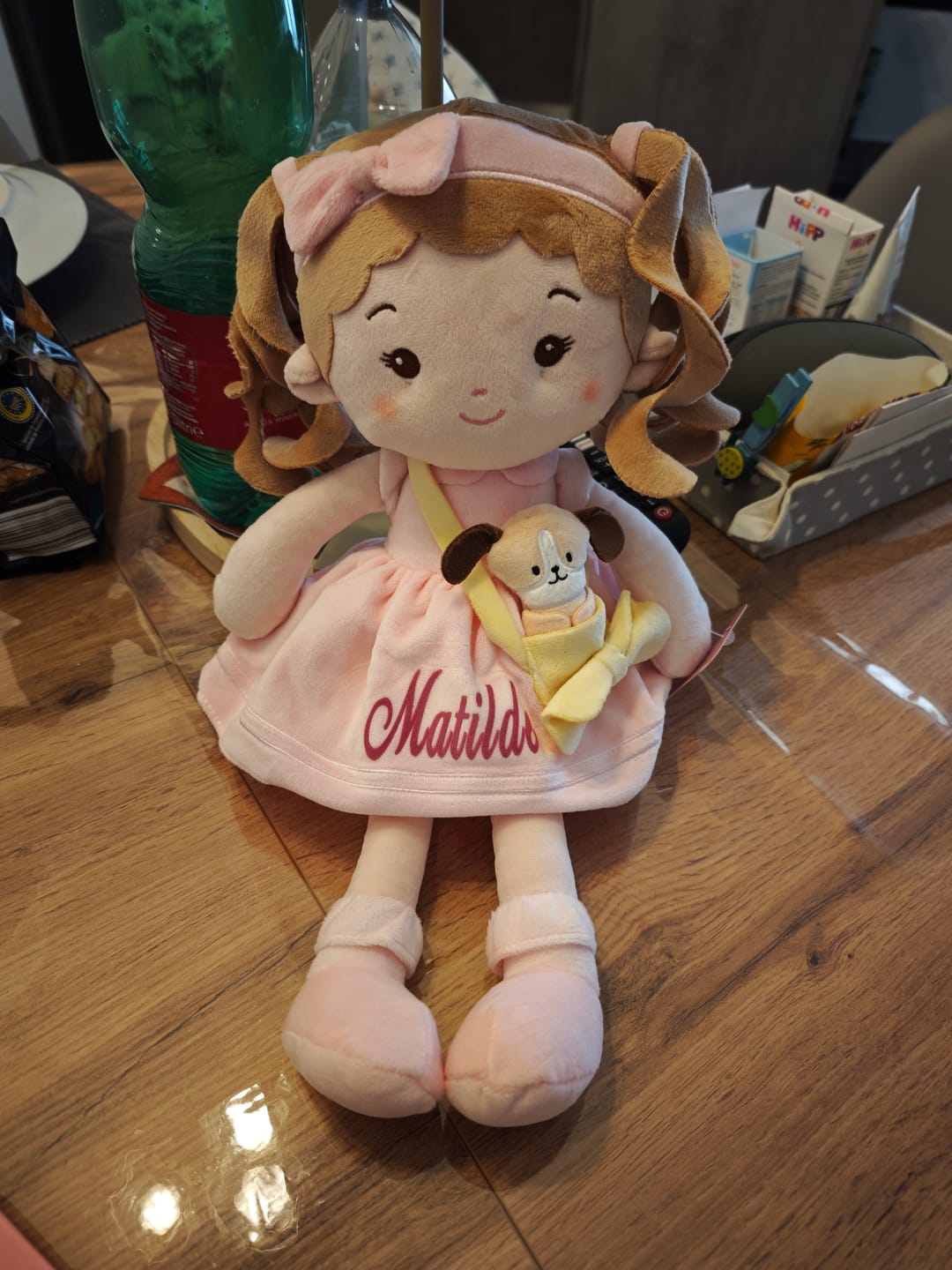 Customer photo review of Personalized Milly Girl & Her Pet