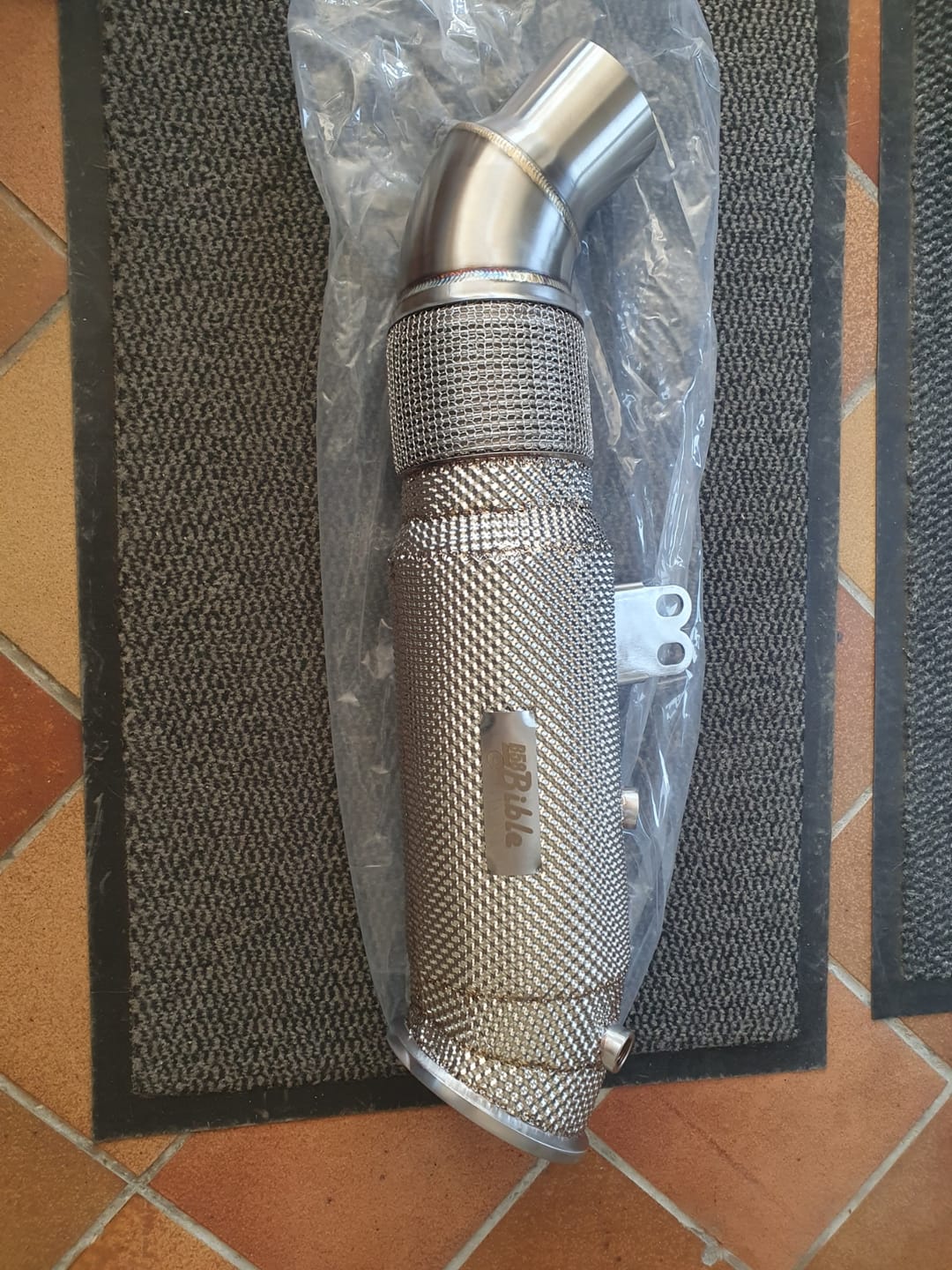 Customer photo review of 5 Inch Catless Downpipe