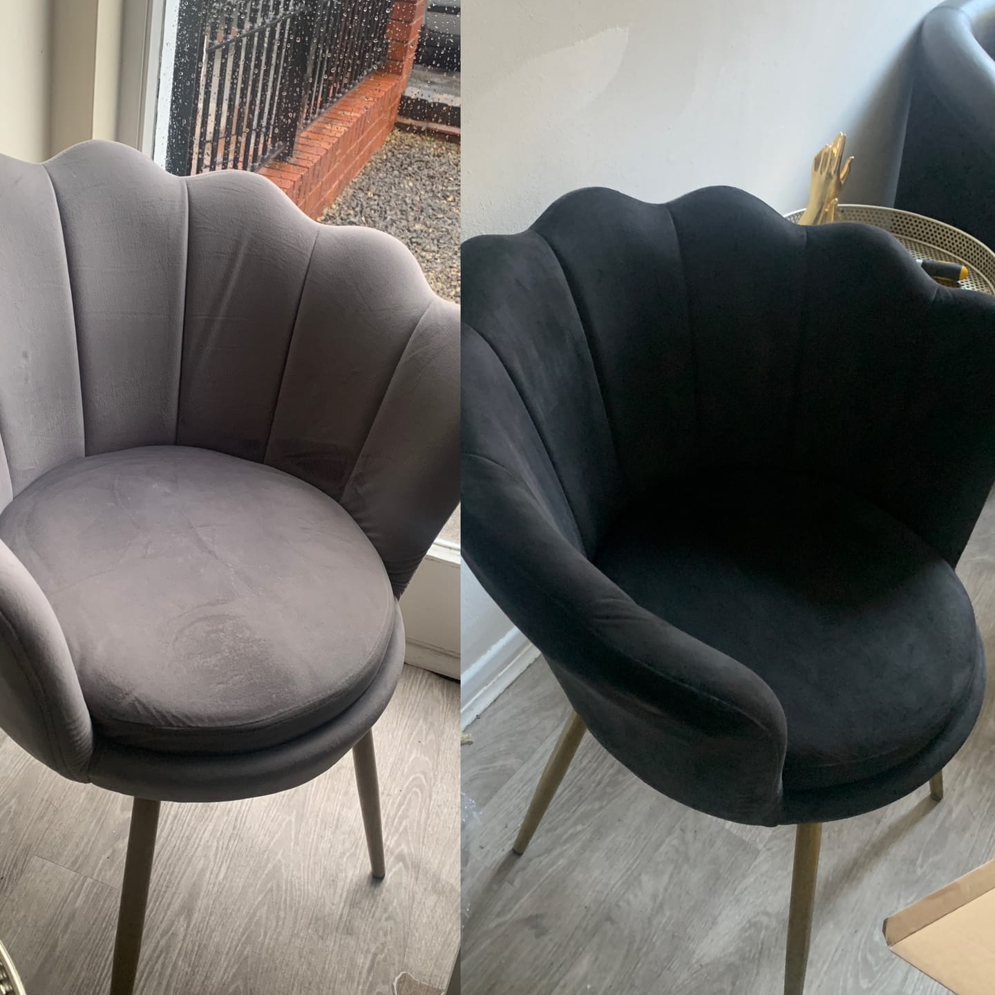 Customer photo review of Fabric Paint -- Black