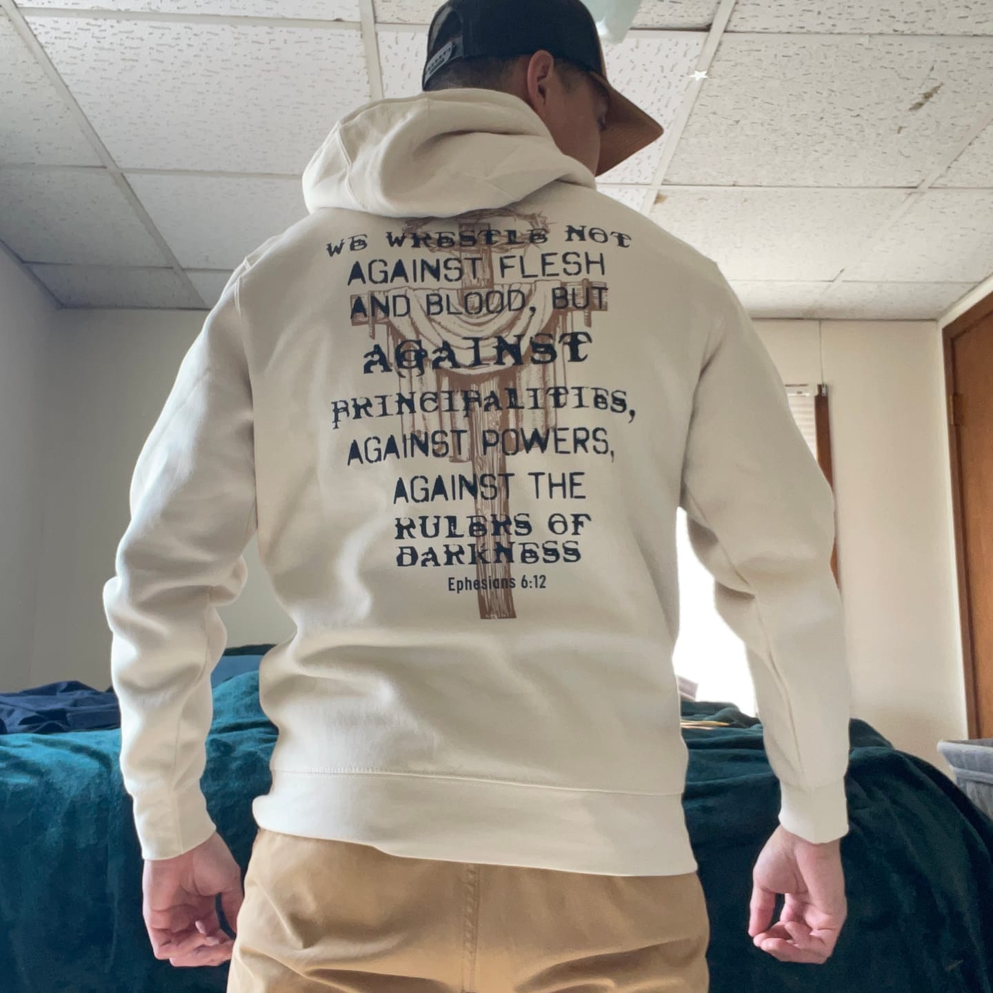 Customer photo review of The Rulers of Darkness Hoodie