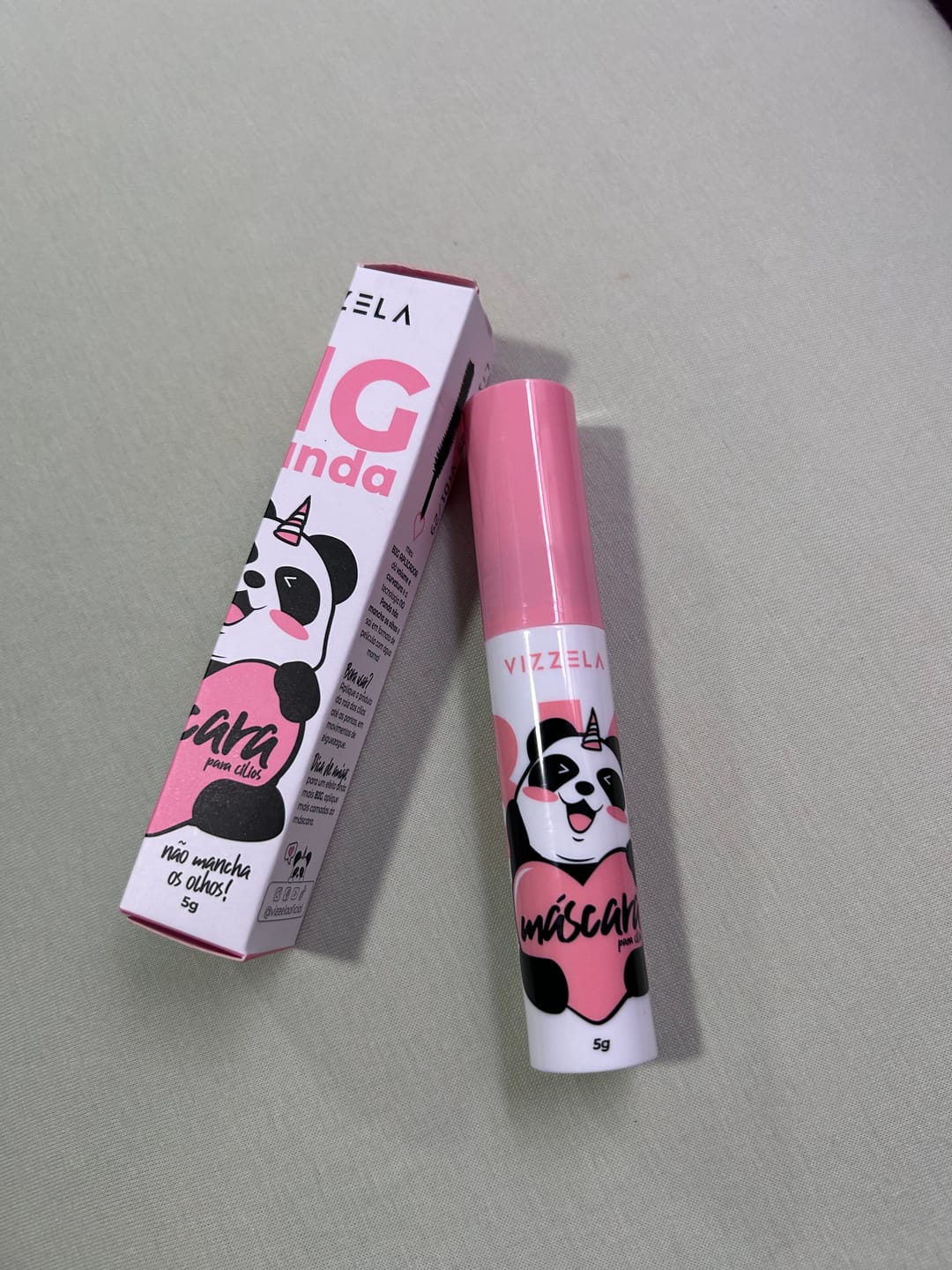 Customer photo review of Máscara Para Cílios Big No Panda Vizzela - Preta