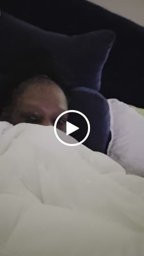 Customer video review of Waterproof & Stain-Resistant Hotel Pillow