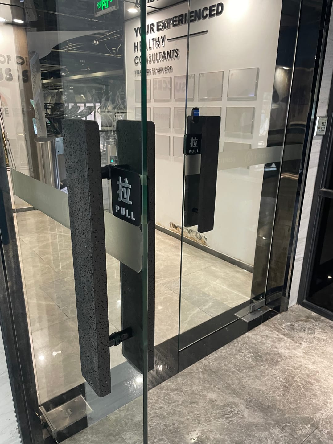 Customer photo review of Meteorite-Shaped Door Handles