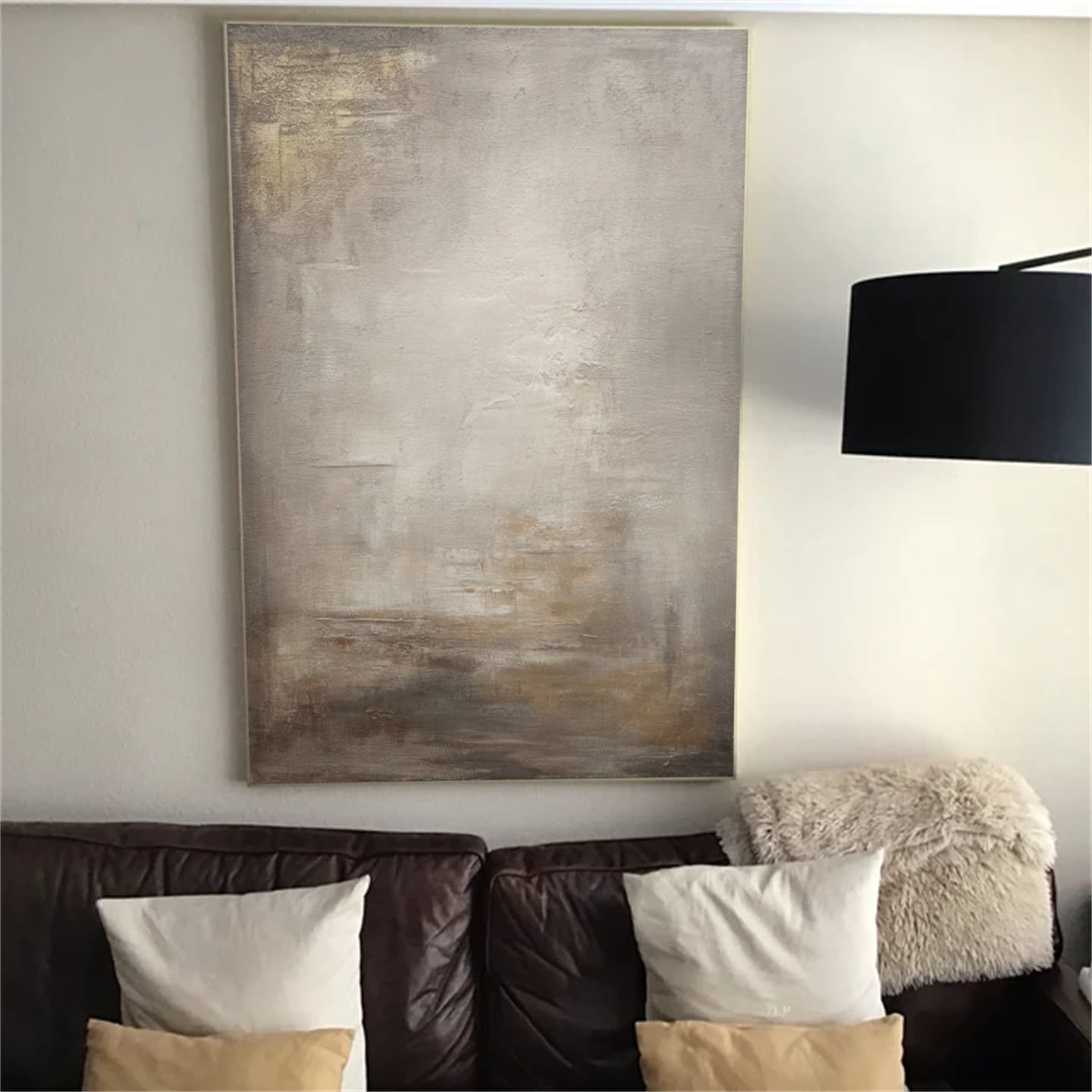 Customer photo review of Abstract Painting Canvas #AP108