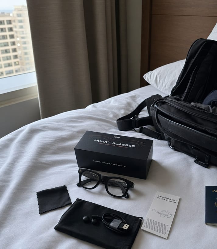 Customer photo review of Rekiz Nova / AI Smart Glasses