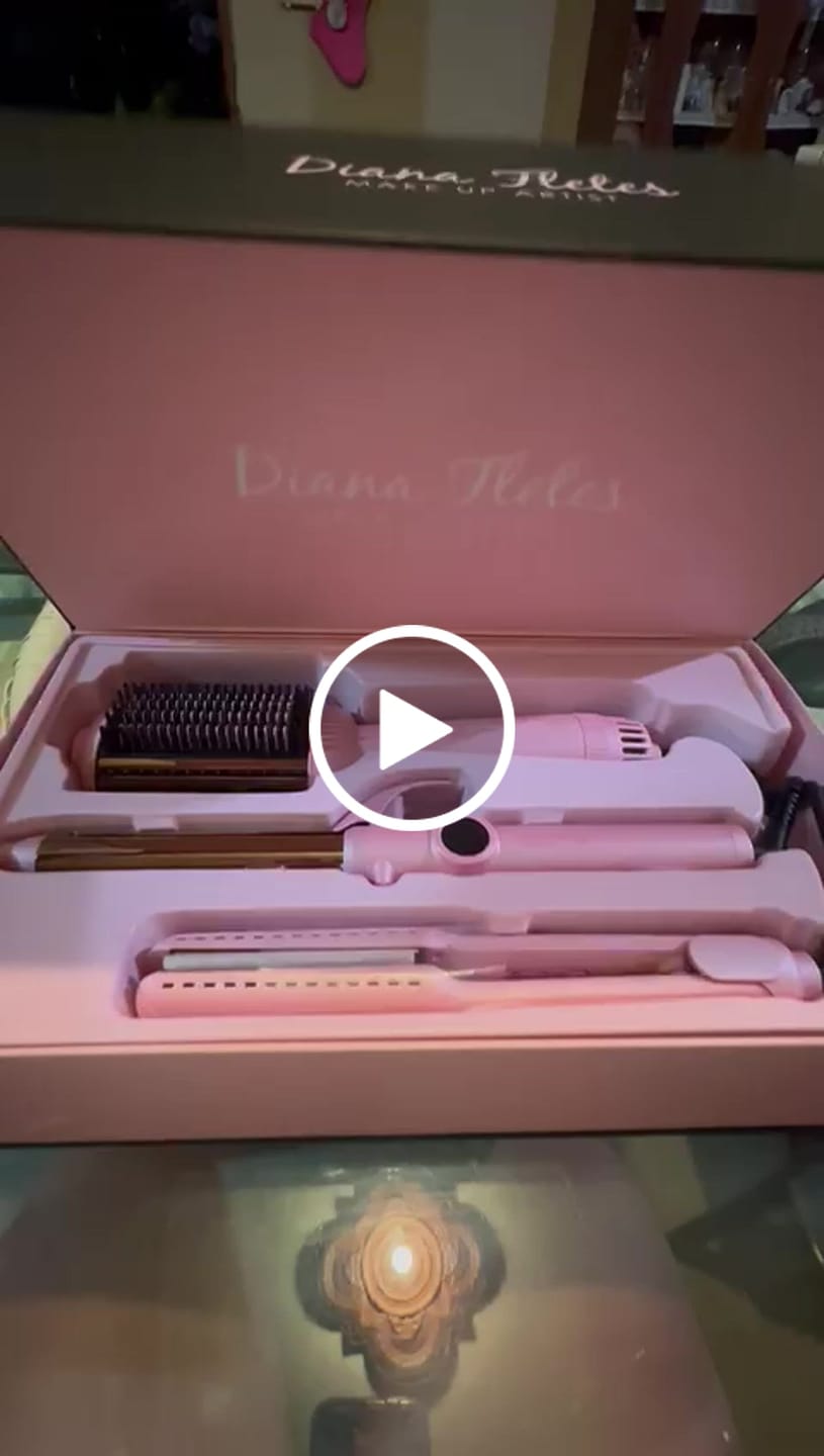 Customer video review of Set 3 en 1 Estilizado Profesional Light Pink