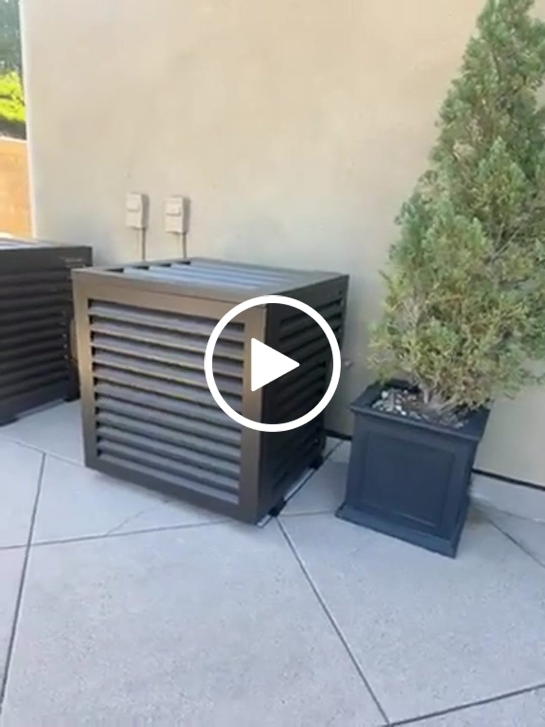 Customer video review of Central AC Cover - Bronze