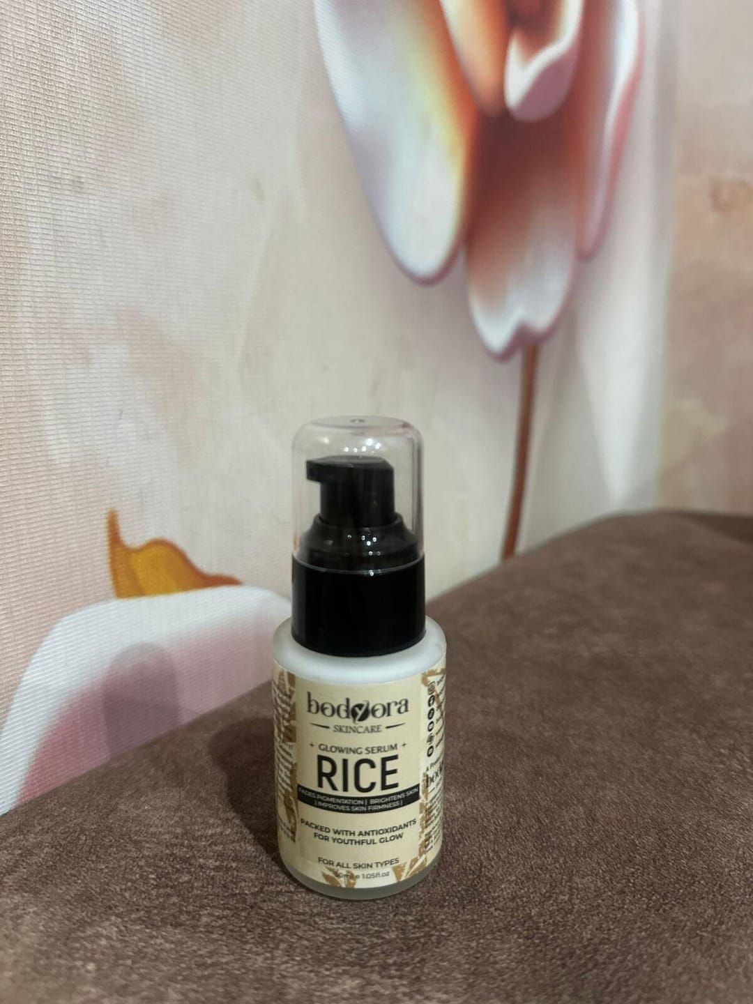 Customer photo review of Rice Glowing Serum