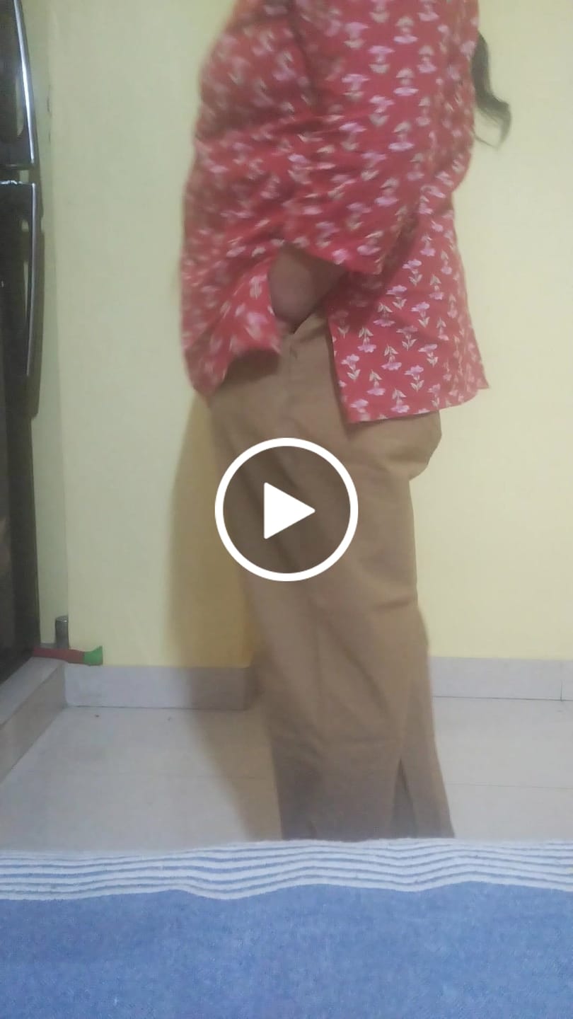 Customer video review of Women Coffee Brown Cotton Pant