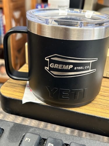 Customer photo review of Rambler® Handle Mug 2.0 with DuraSip™ Ceramic Liner | 14 oz