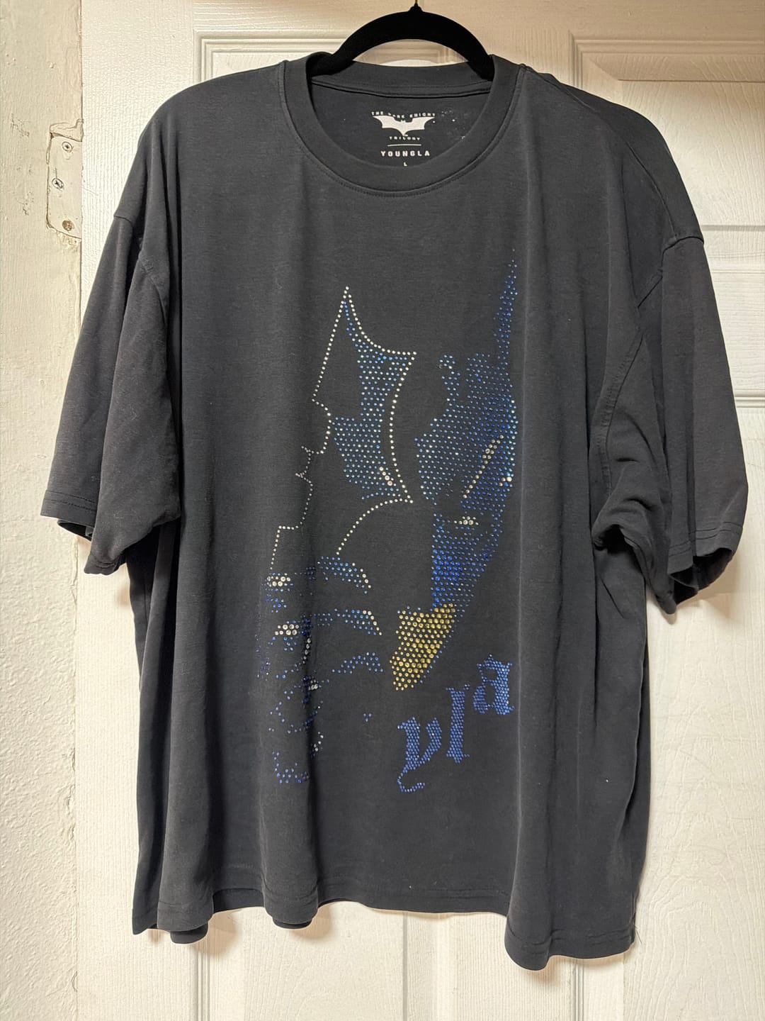 Customer photo review of 4257 - Batman Rhinestone Tees