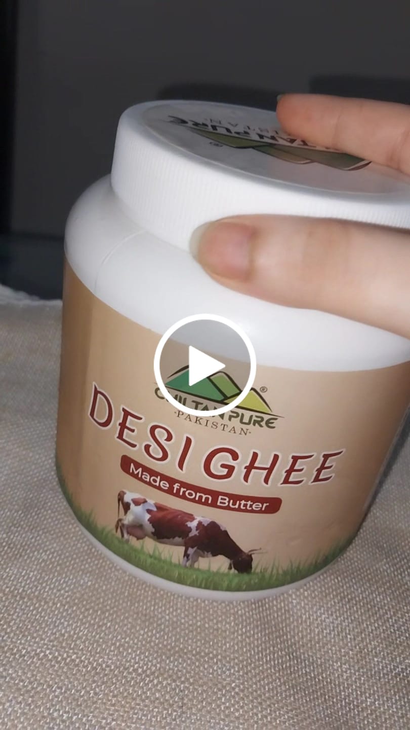 Customer video review of DESI GHEE 🐄  دیسی گھی The Natural Way to Strengthen Body, Mind, Bones , and Heart Health ,, No.1 A2 Ghee in PAK 🇵🇰