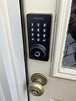 Customer photo review of Philips 4200 Series Built-in Wi-Fi Keypad Smart Deadbolt