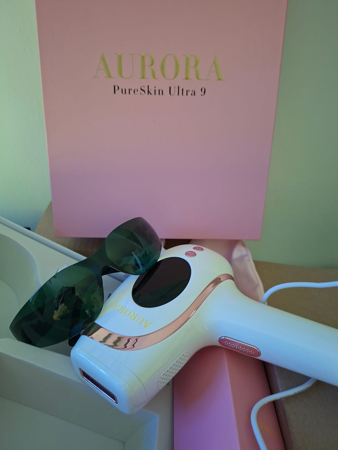 Customer photo review of PureSkin Ultra 9 Skin Intelligence+ System - IPL
