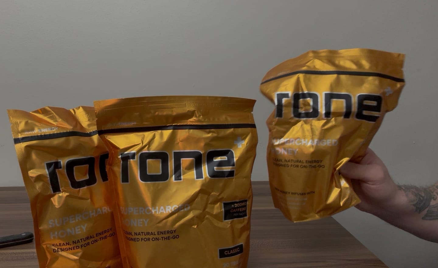 Customer photo review of 200mg Caffeine - Classic - SuperCharged Honey (20-Pack)