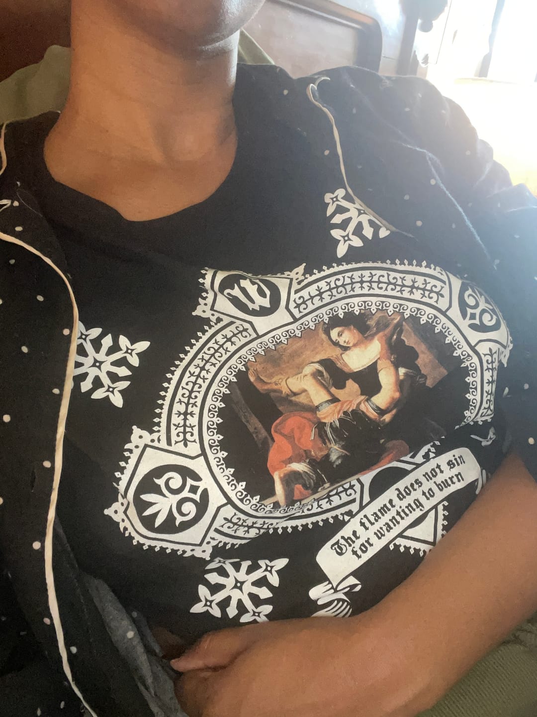 Customer photo review of Seven Sins Crop Tees