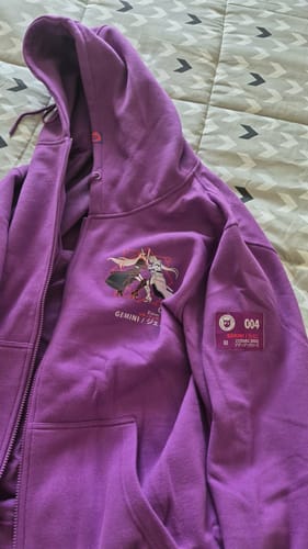 Customer photo review of Gemini Hoodie