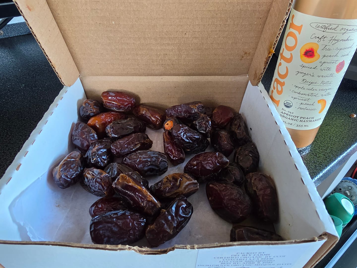 Customer photo review of Organic Mini Medjool Dates Box