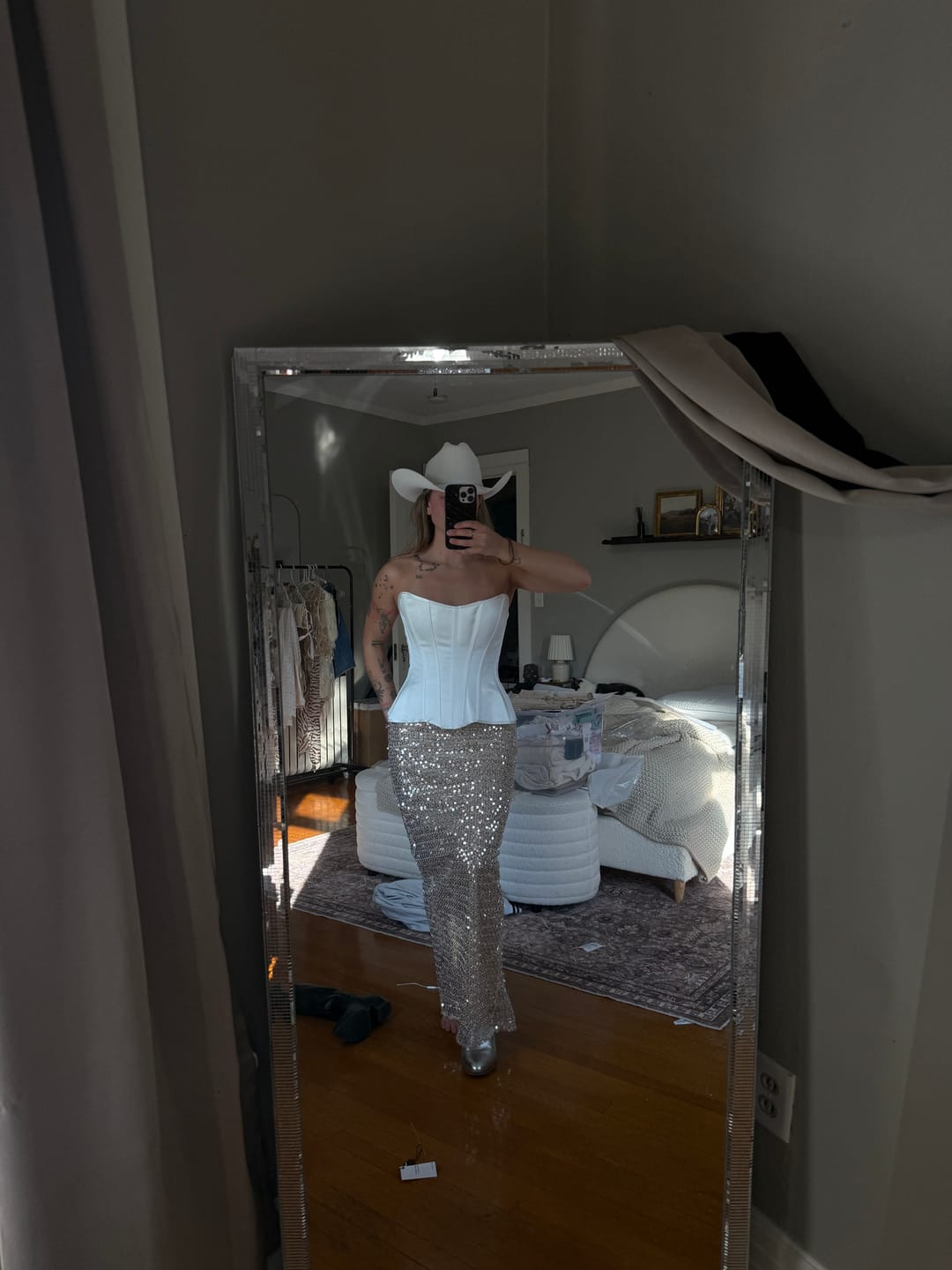 Customer photo review of CRYSTAL QUARTZ MAXI SKIRT