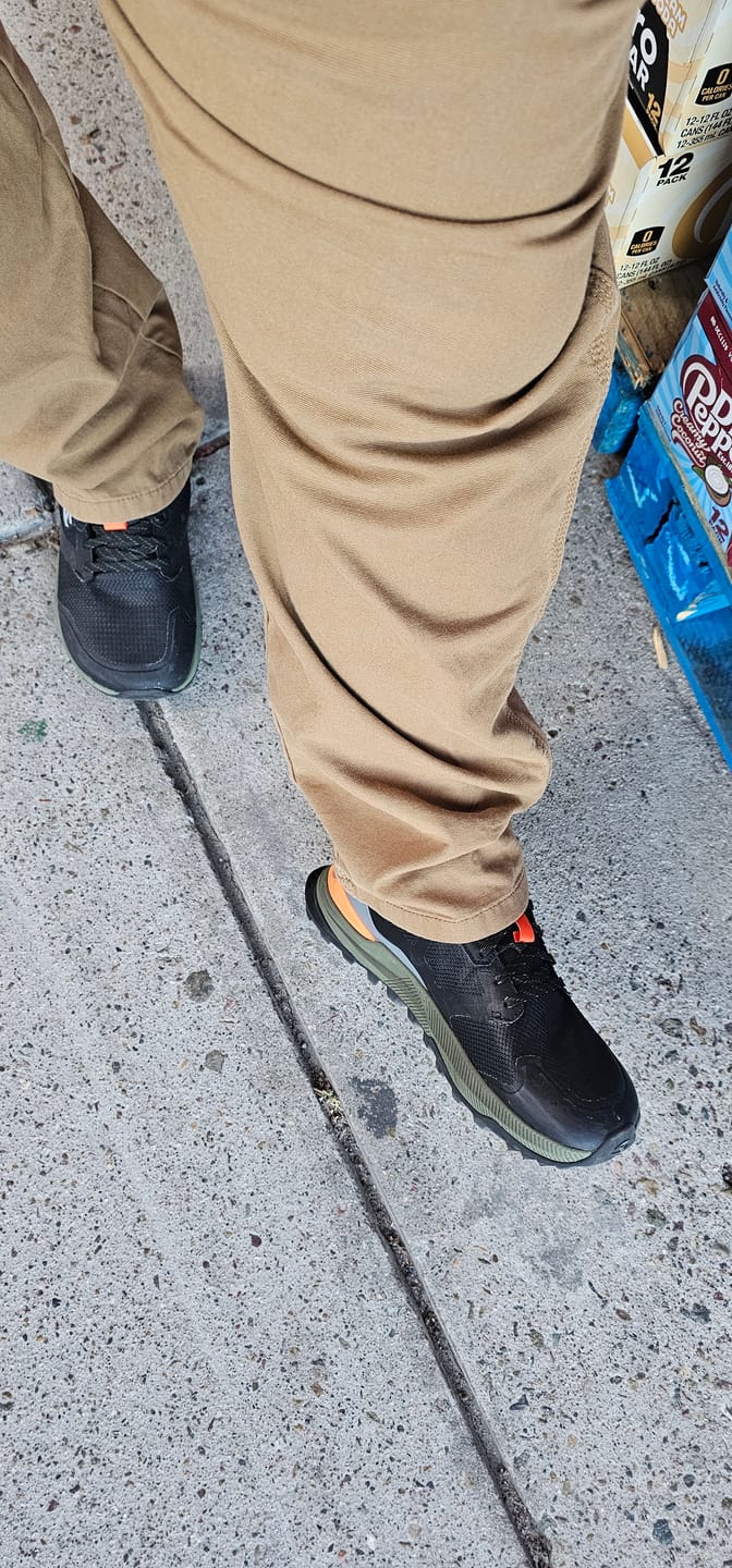 Customer photo review of Aurora - Wide Toe Sneakers