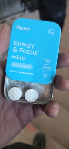 Customer photo review of Energy & Focus Mints