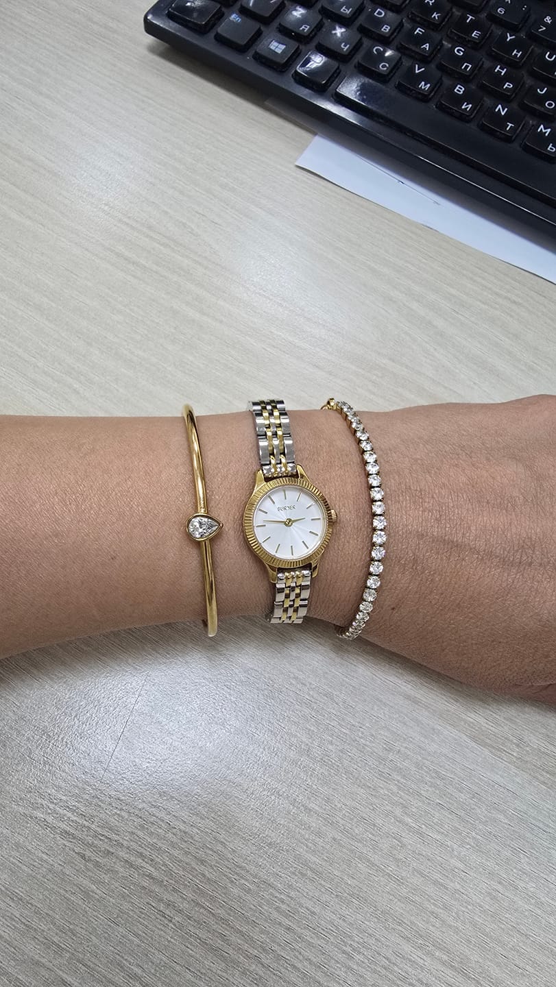 Customer photo review of Sophie Gold Silver