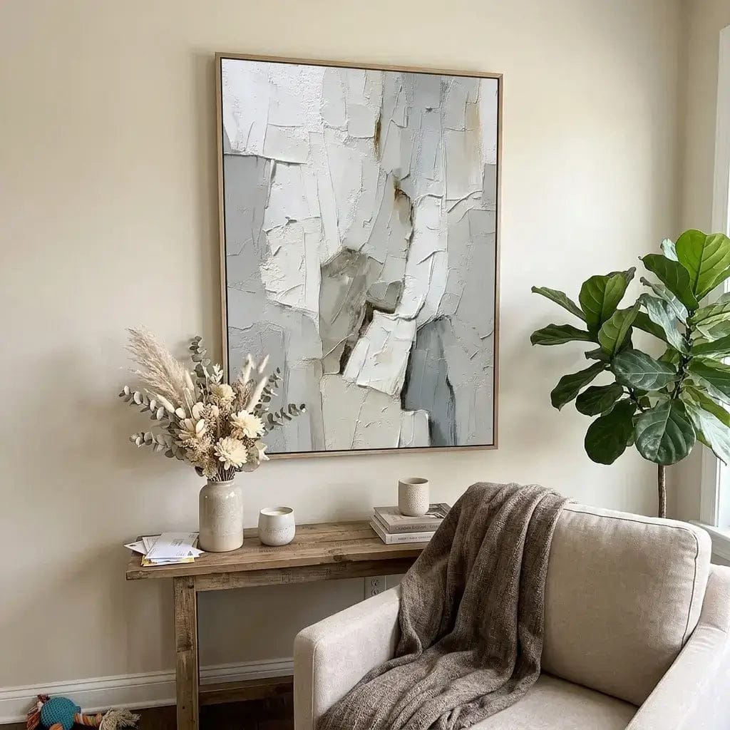 Customer photo review of Abstract Relief Textured Art #CXV038