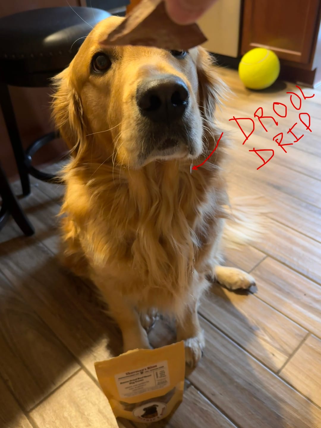 Customer photo review of Freeze Dried Goods - Beef Heart - Dog Treats