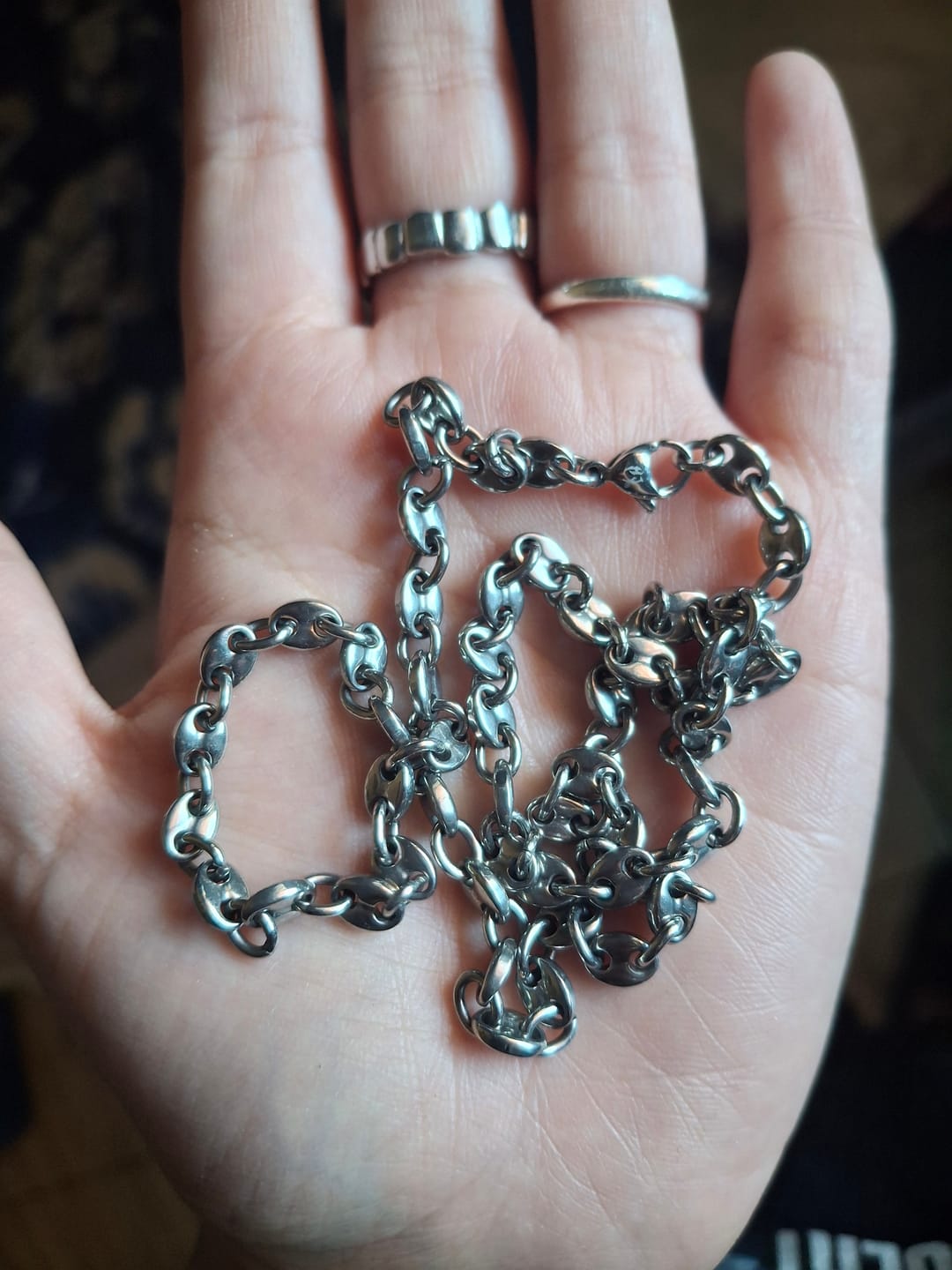 Customer photo review of 6MM MINI INFINITY CHAIN