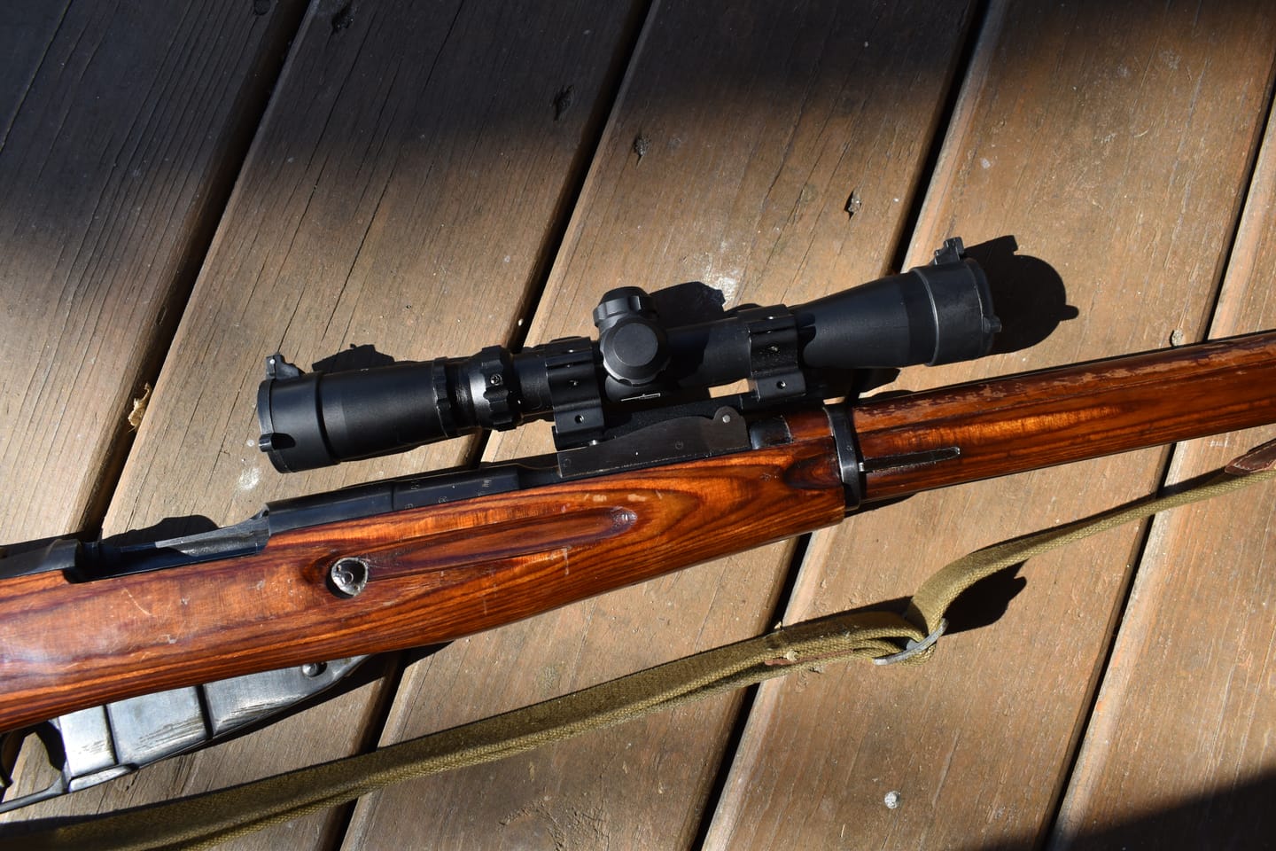 Customer photo review of No Drill Low-Profile Scout Mount for Mosin Nagant M9130,M44,M38,T53