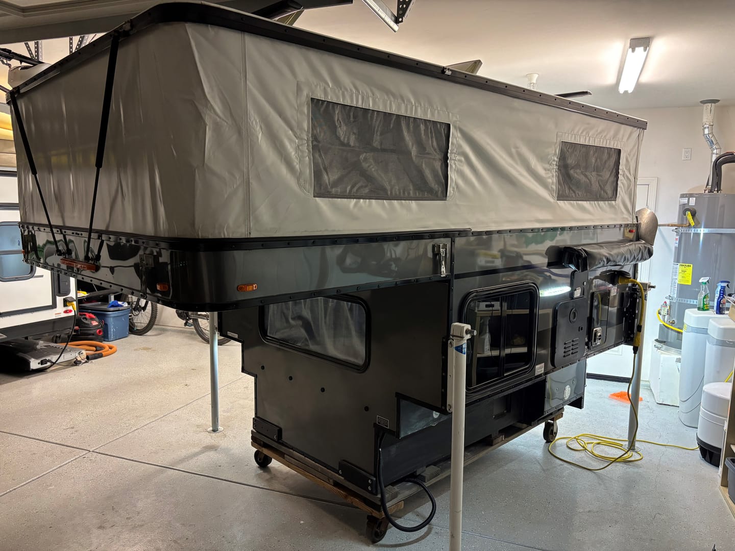 Customer photo review of OPENROAD Quick-Open Overland Shower/Privacy Awning V2