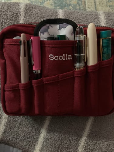 Customer photo review of Soolla® Studio Pouch, Sangria
