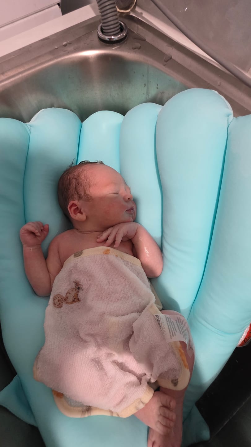 Customer photo review of Bleue Bebe's Sink Bather