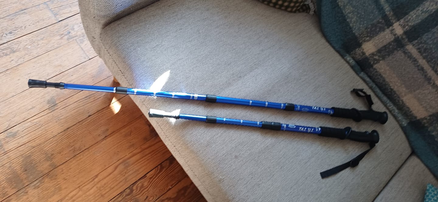 Customer photo review of Bâton Randonnée Télescopique Léger