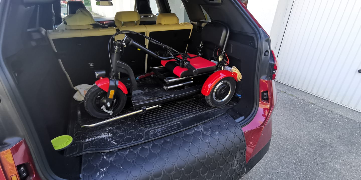 Customer photo review of VITAL-ROLLER - Faltbares Elektromobil - 15 km/h