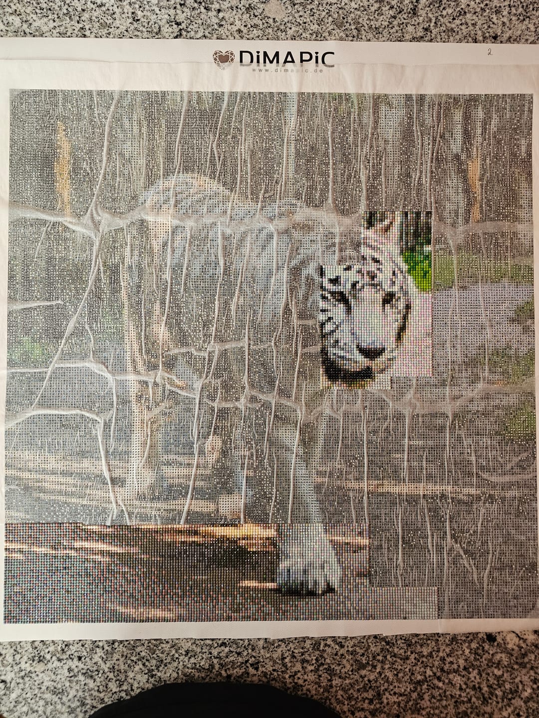 Customer photo review of Personalisiertes Diamond Painting mit eigenem Bild
