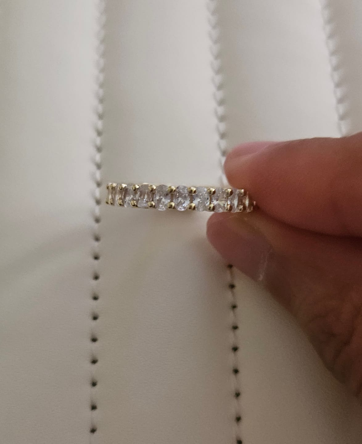 Customer photo review of Anillo Churumbela Zirconias Ovaladas