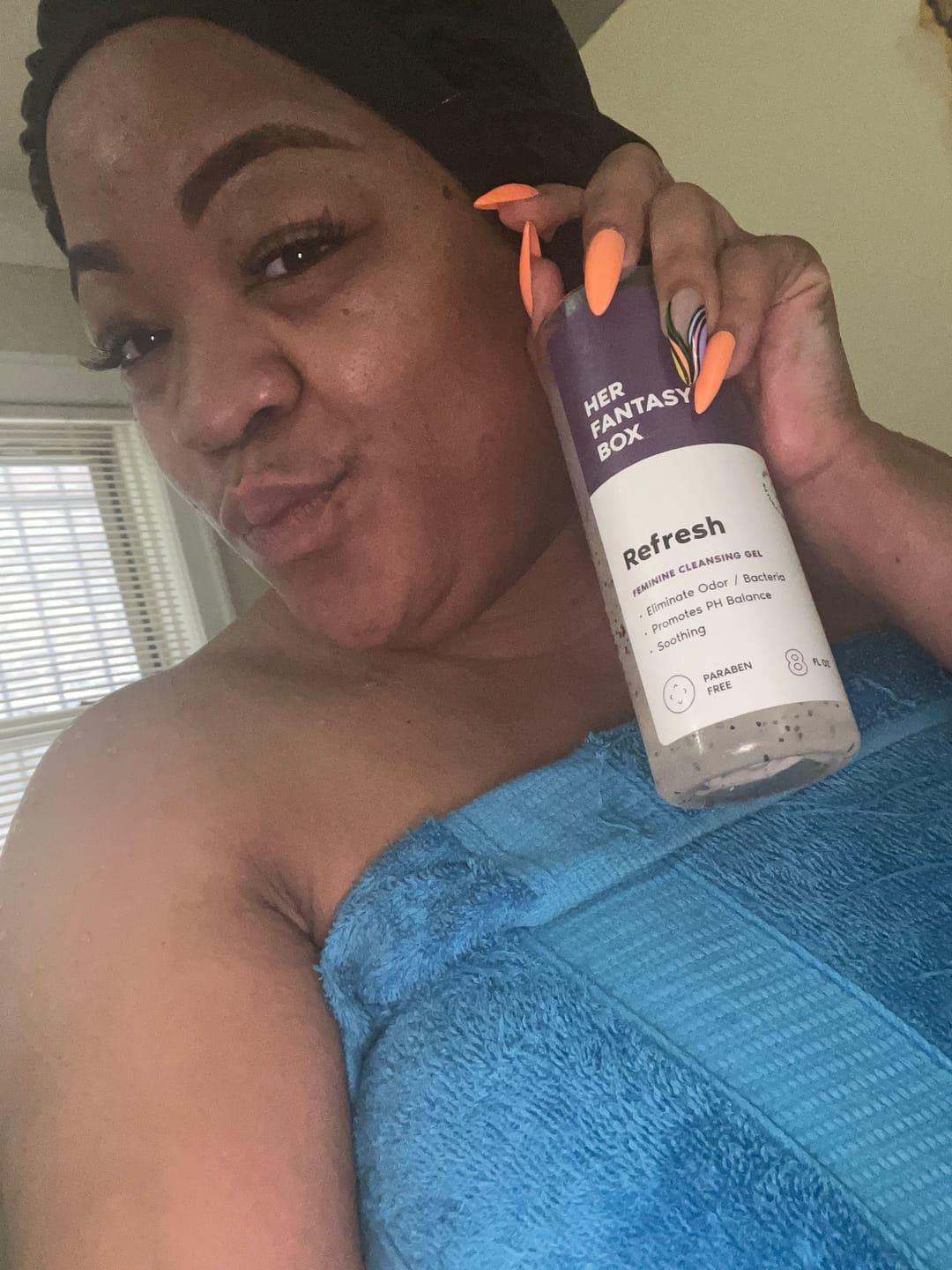 Customer photo review of Refresh Plant Based Intimate Body Wash for Women - pH Balancing