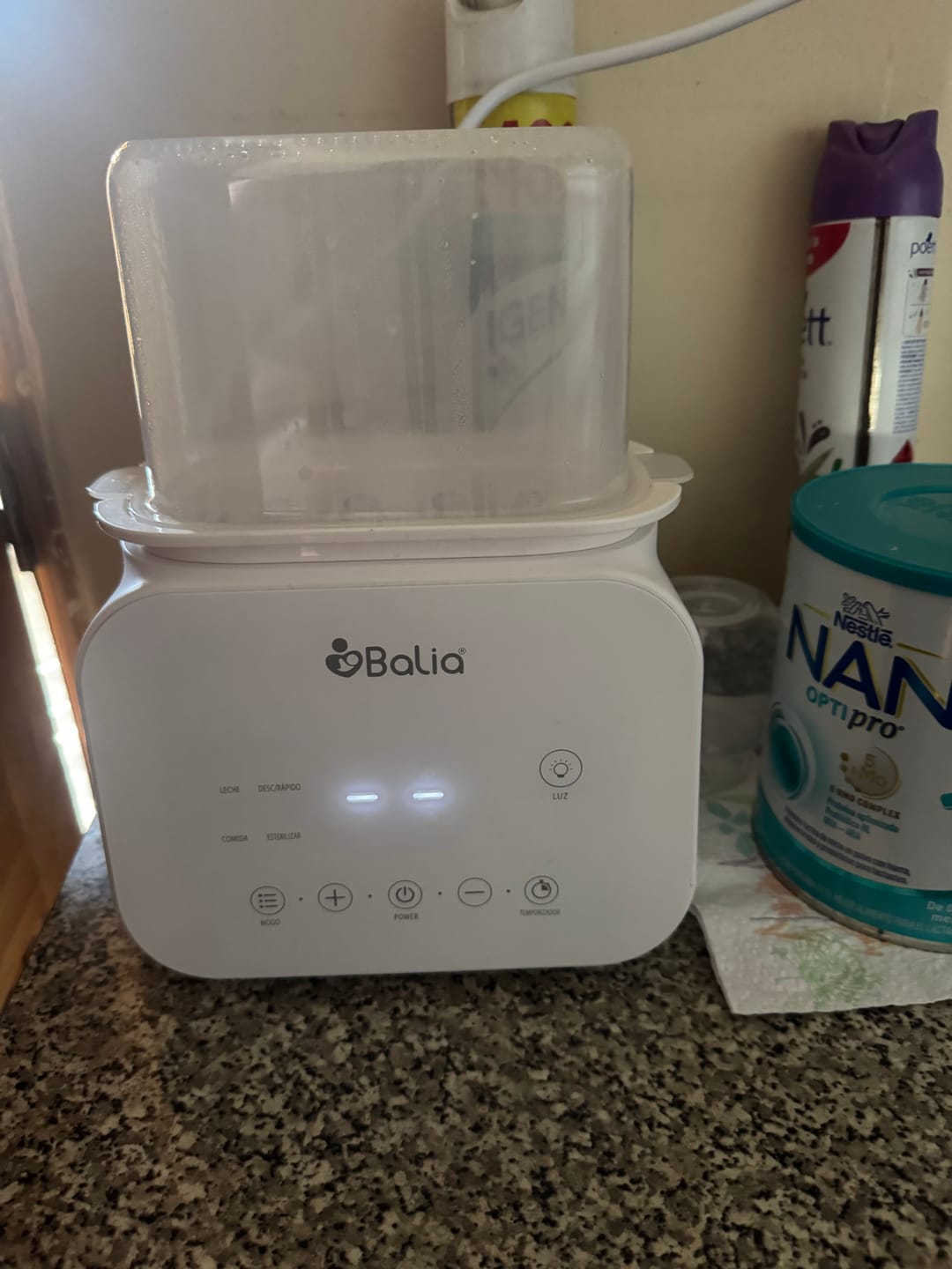 Customer photo review of Calentador de mamaderas 4 en 1