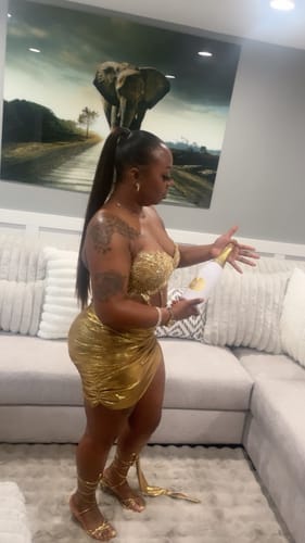 Customer photo review of Golden Goddess (Limited Restock)