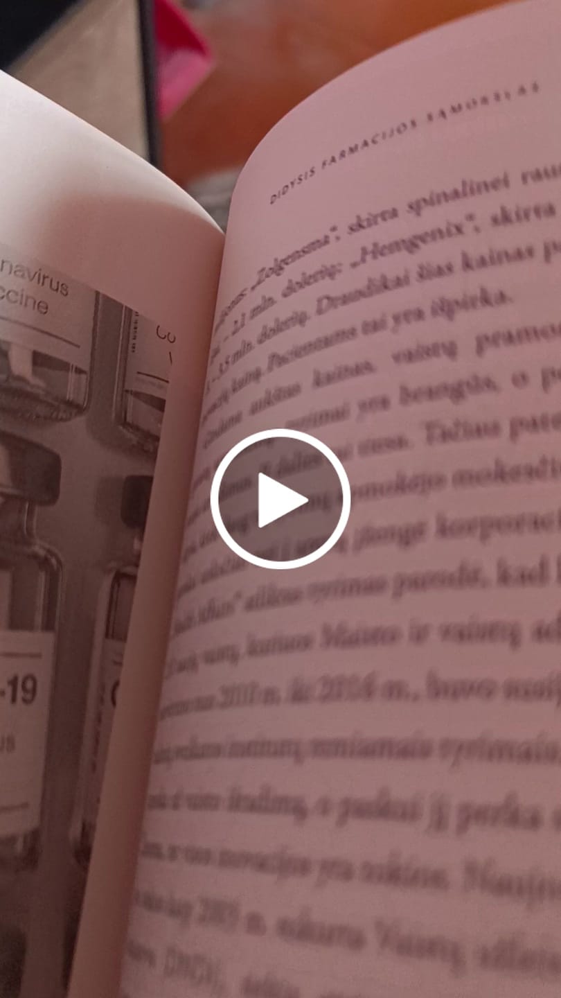 Customer video review of Didysis farmacijos sąmokslas: nuslėptoji medicinos istorija – ko nepasako daktarai, arba kodėl liga yra pelningesnė nei sveikata