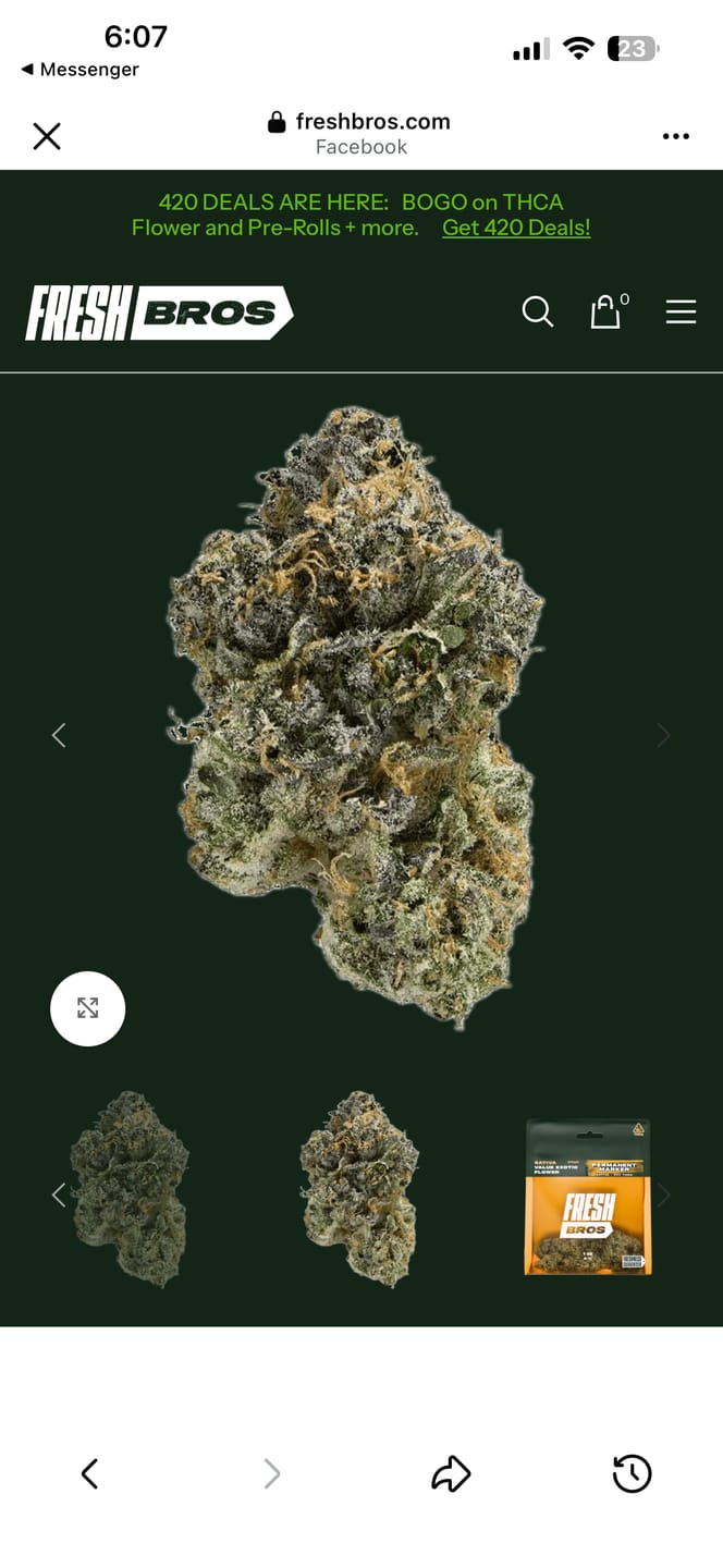 Customer photo review of Raspberry Kush - 4 Grams - Indica