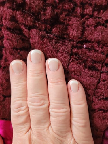 Customer photo review of White French Tip