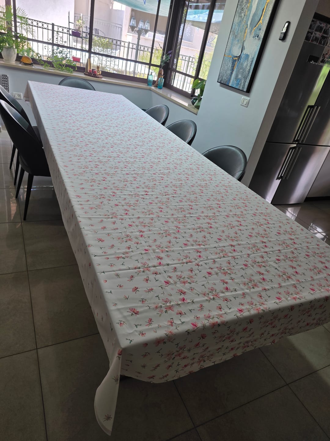 Customer photo review of מפת שולחן גבריאלה