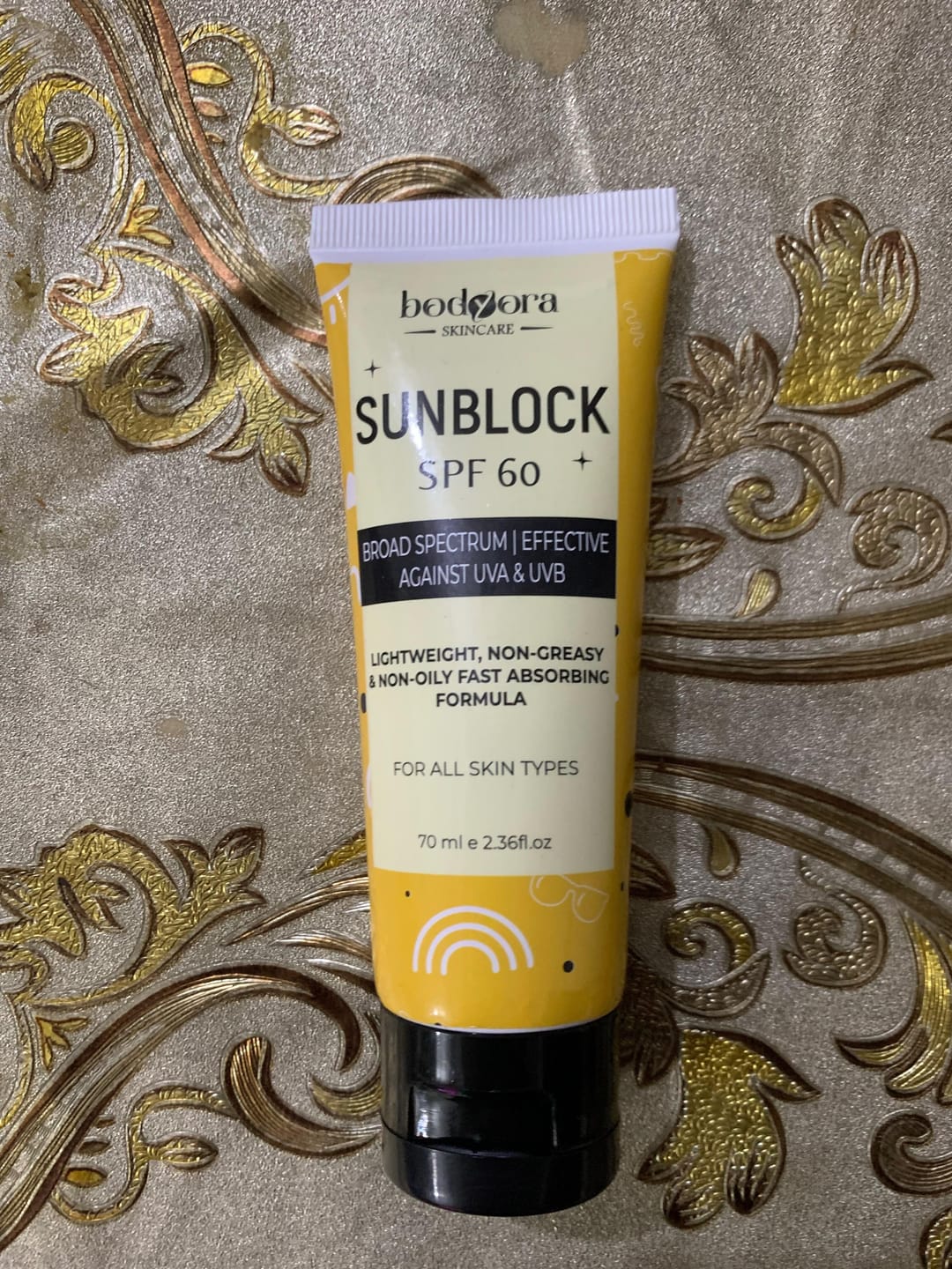 Customer photo review of Sunblock SPF 60