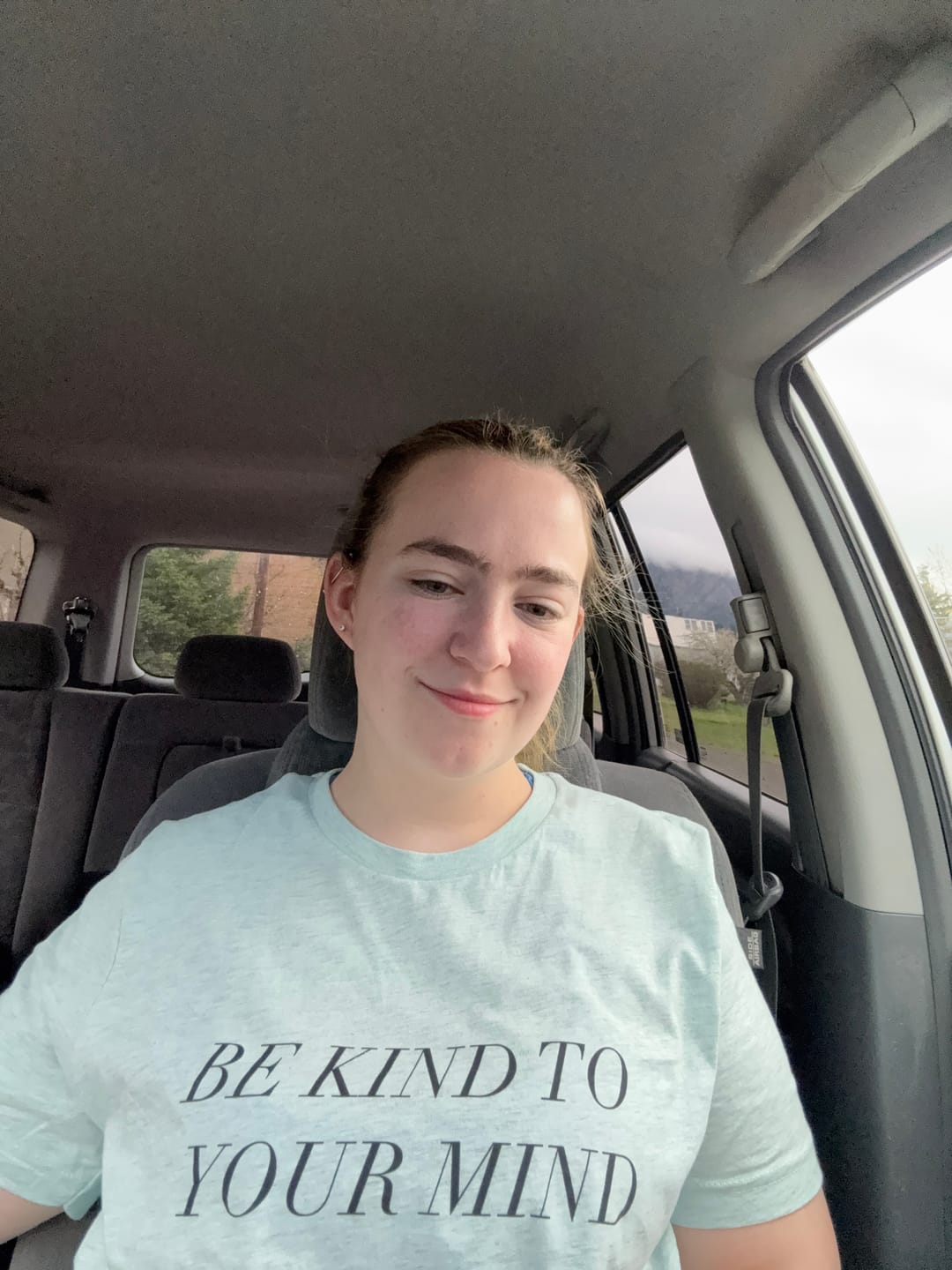 Customer photo review of Be Kind To Your Mind T-Shirt