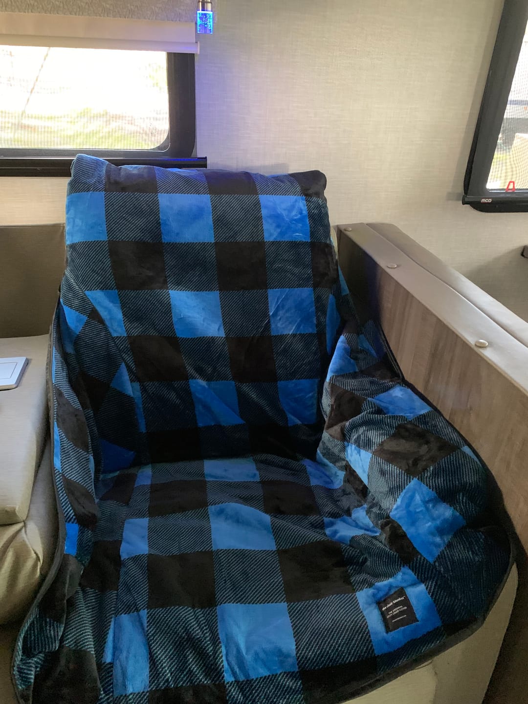 Customer photo review of The Chair Blanket