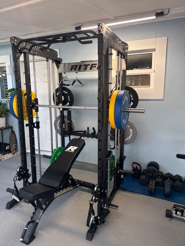 Customer photo review of RitFit M1 PRO Smith Machine Home Gym Package Comprehensive All-In-One Workout System
